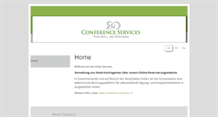 Desktop Screenshot of hotel-services.ch
